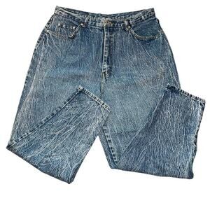 LA Blues Acid Wash Vintage High Waisted Skinny Jeans Size 20